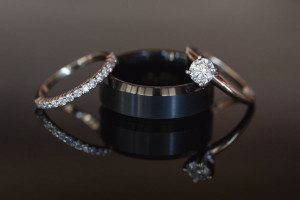 Wedding ring close up by top Orlando wedding photographer