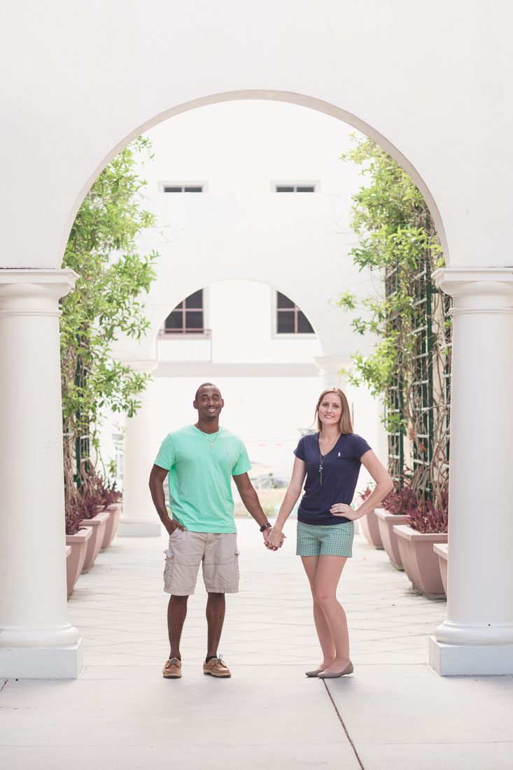 Engagement photography session at Baldwin Park by top Orlando wedding photographer