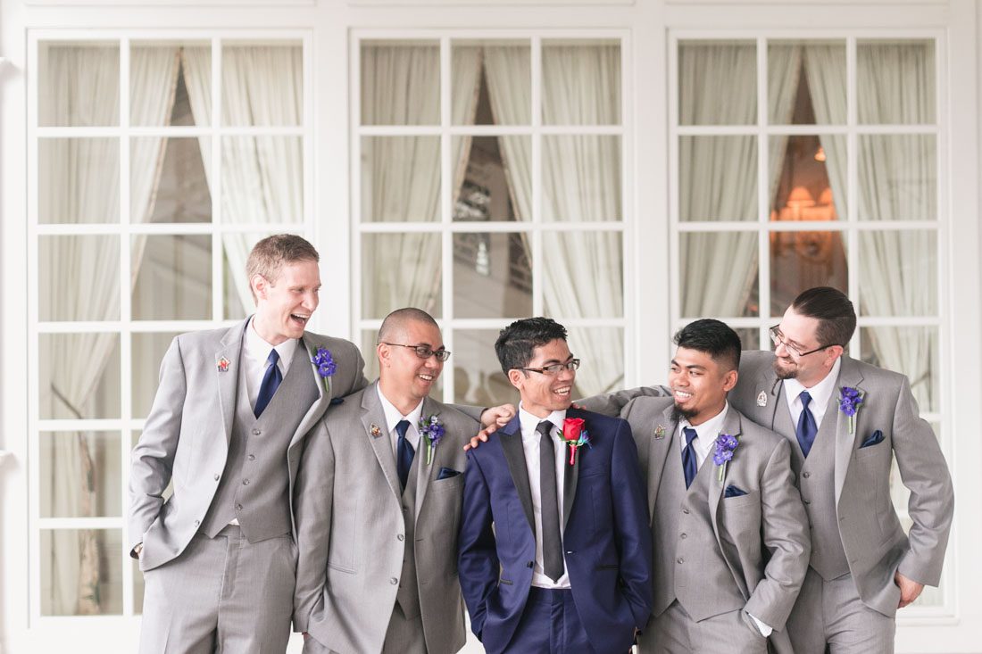 Disney wedding photography at the pavilion and grand floridian resort with Beauty and the Beast theme by top Orlando wedding photographer and videographer