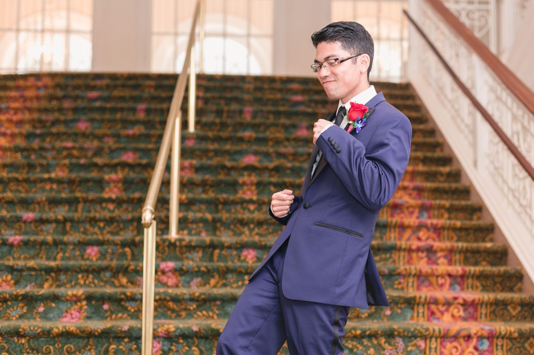 Orlando wedding photographer captures Beauty and the Beast themed Disney wedding at the pavilion and grand floridian