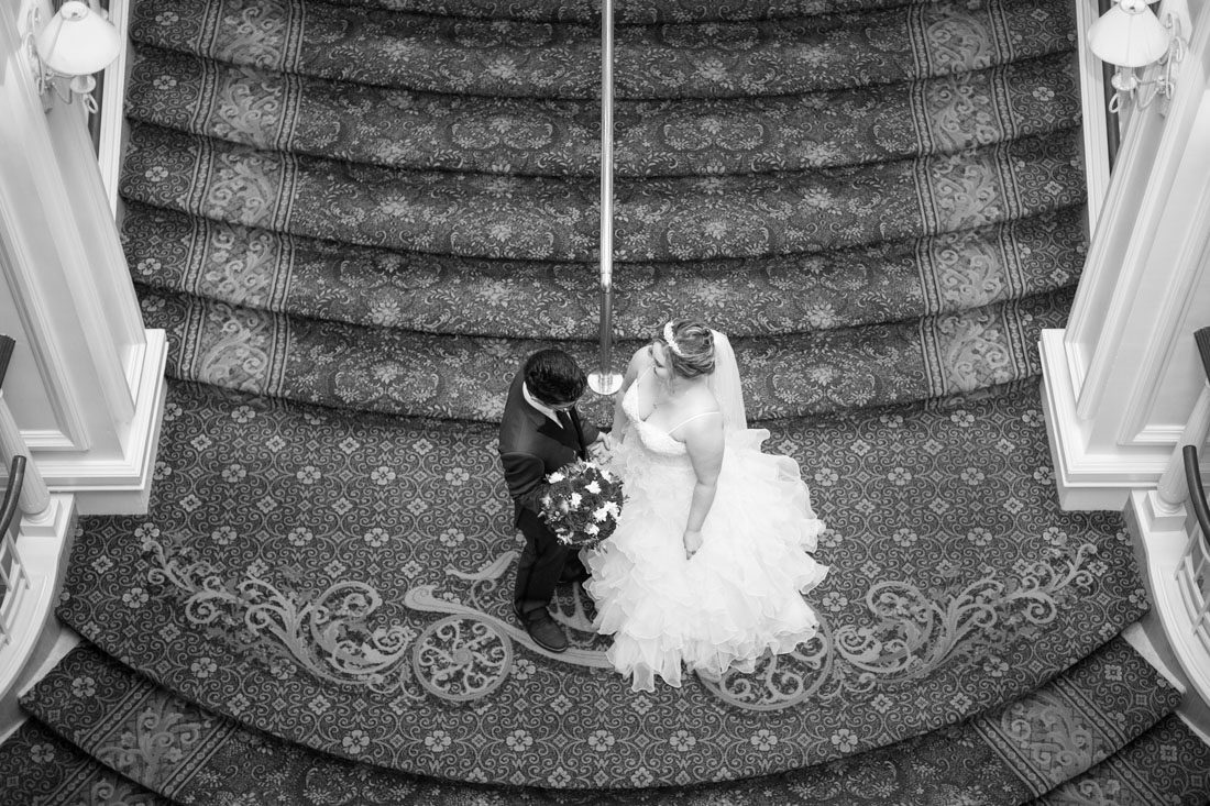 Orlando wedding photographer captures Beauty and the Beast themed Disney wedding at the pavilion and grand floridian