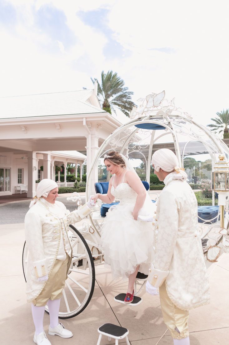 Orlando wedding photographer captures Beauty and the Beast themed Disney wedding at the pavilion and grand floridian