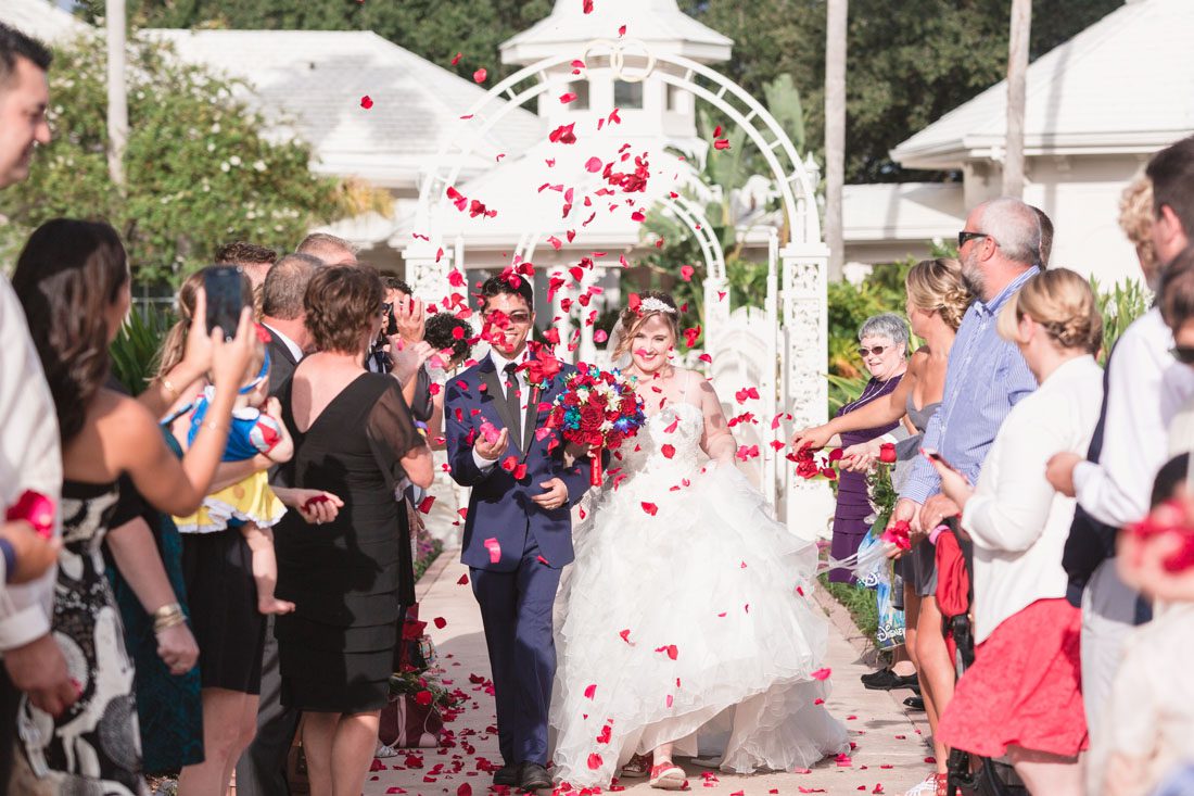 Orlando wedding photographer captures Beauty and the Beast themed Disney wedding at the pavilion and grand floridian