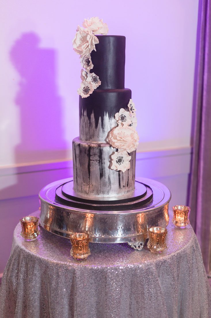 Dark purple, pink and blush themed ballerina wedding at the Castle Hotel captured by top Orlando wedding photographer