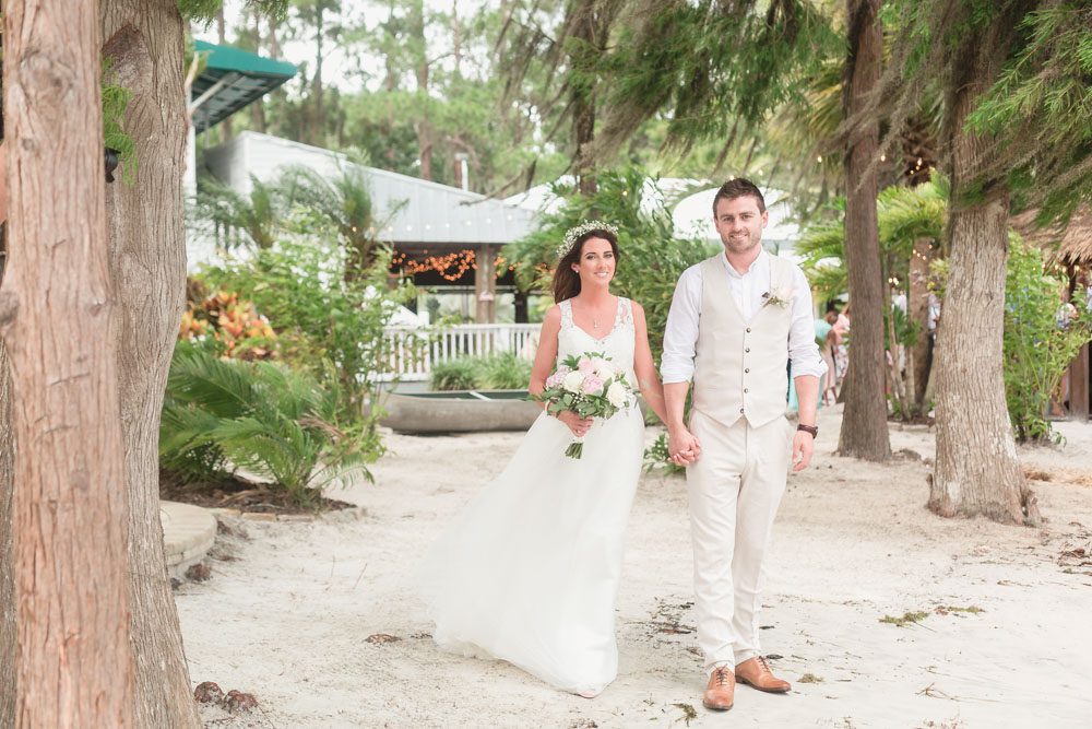 Orlando wedding photographer captures beach tropical ceremony at Paradise Cove