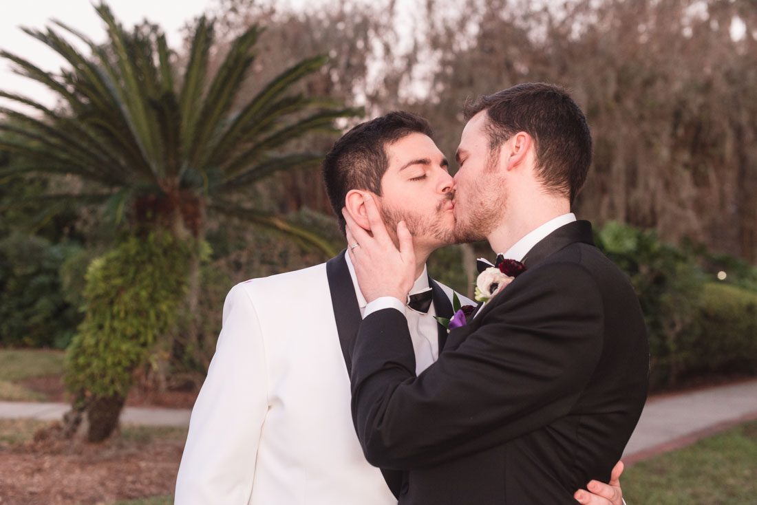 Gay wedding photography at Cypress Grove park captured by top LGBT wedding photographer in Orlando