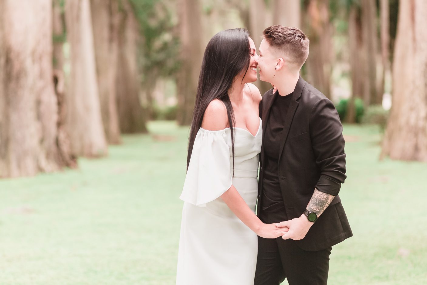 Gay wedding at kraft azalea gardens in Orlando featuring two brides