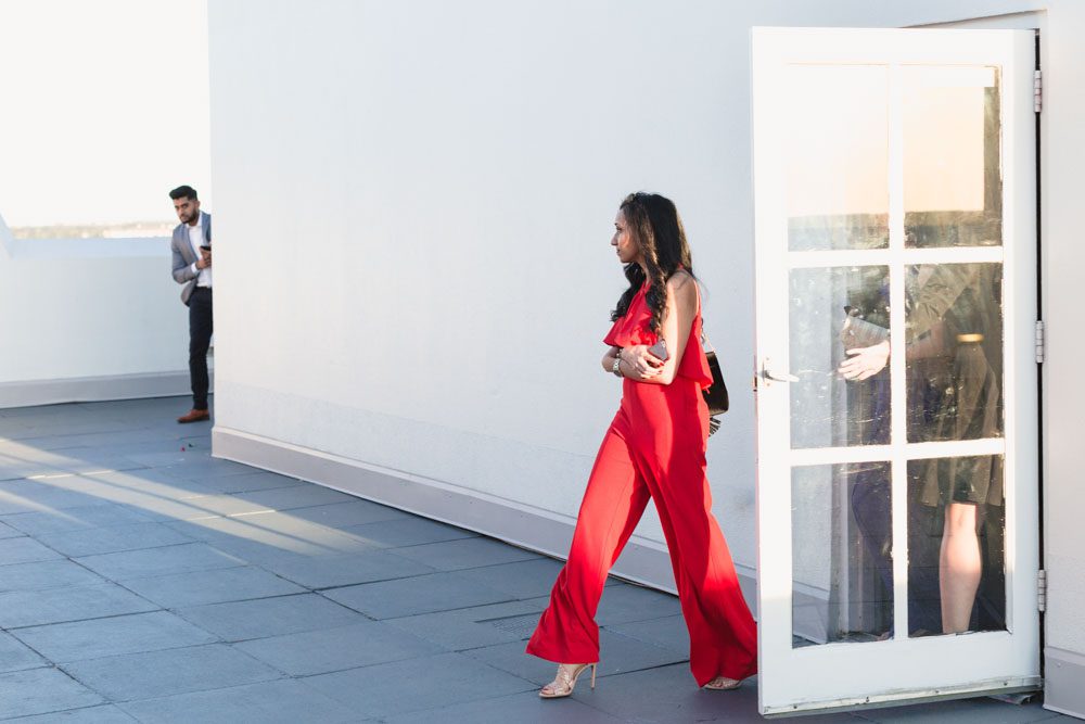 Surprise proposal in Orlando at The Castle Hotel rooftop captured by top Orlando engagement photographer